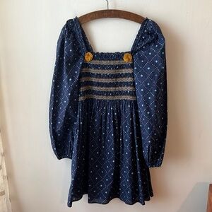 Figue Peony Boho Smocked Dress.  Size Medium.